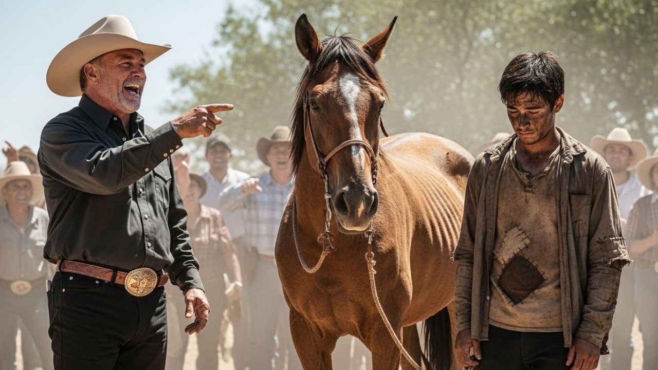 TE DOU 3 FAZENDAS SE ESSE CAVALO MAGRO GANHAR!” — Zombou o fazendeiro… ATÉ ELE HUMILHAR OS FAVORITOS