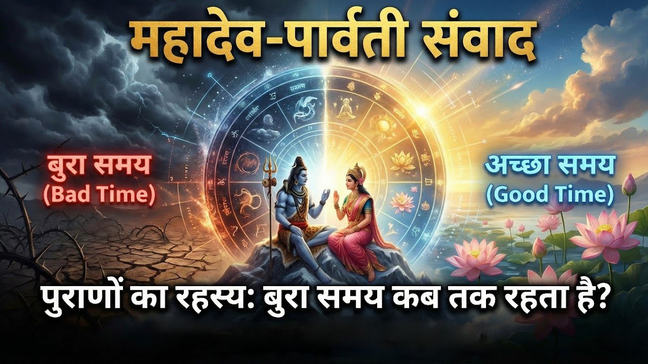पुराणों में लिखा है – बुरा समय कितने समय तक रहता है? 😱 | Mahadev Parvati Samvad