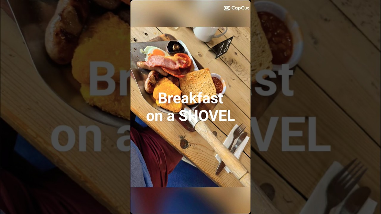 Breakfast on a Shovel at The Cornish Pantry, Cornwall Gold 