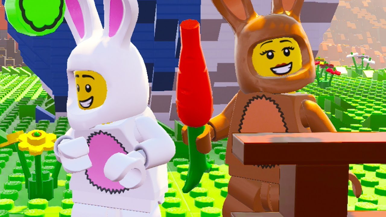 Rabbit Warren and Egg Fair | LEGO WORLDS Święta Wielkanocne! - YouTube