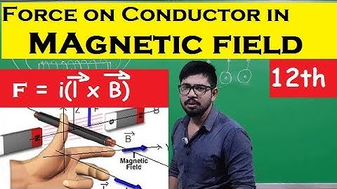 Force on a current carrying conductor in magnetic field |Class 12th Physics