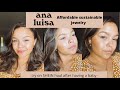 Ana Luisa Supper Affordable Jewelry Try on Ft SHEIN clothing try on haul with my new MOM body