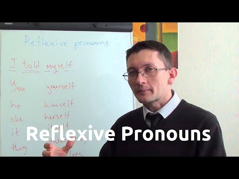 Максим Ачкасов - Возвратные местоимения (reflexive pronoun) в английском языке