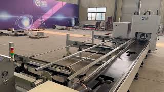 automatic tube loading robot used for pipe laser cutting machine#productivity  #pipeloadingrack