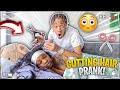 CUTTING MY GIRLFRIEND HAIR WHILE SHE'S SLEEPING! *Bad Idea*