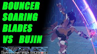 PSO2:NGS Bouncer Soaring Blades Only vs Bujin