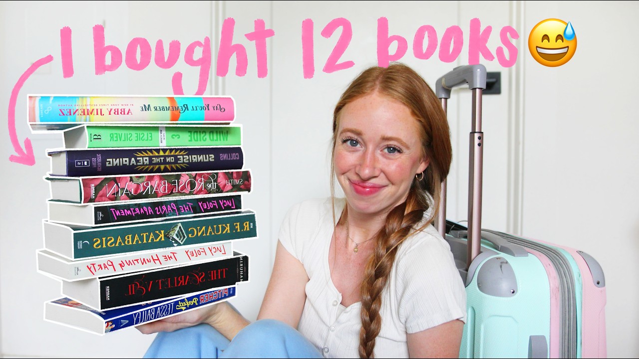 I went Book Shopping in LA... with over 100 BookTubers!!! ✈️🤭 (+ HUGE book haul, & reading!)