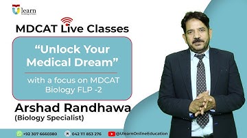 Mdact Biology FLP 2 with keys | Mdcat lecture with Ulearn |