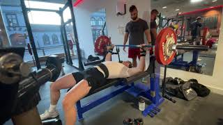 135kg bench press PR - Road to 140kg