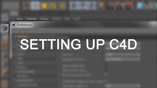 Lesson 1 - Setting Up Cinema 4D