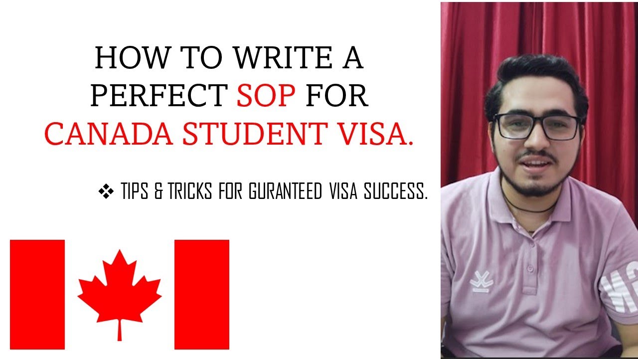 How to write a perfect SOP for Canada Student Visa Application ...