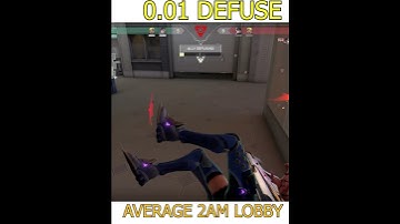 0.01 Defuse new world record valorant #shorts