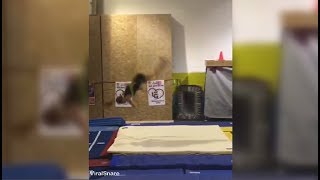 Gymnastic Landing Fail 😂