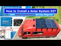 How to Install Victron Solar System for DIY Beginners: Complete Wiring Diagram | Mercedes Camper Van