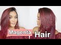 HOW I COLORED MY HAIR MAGENTA