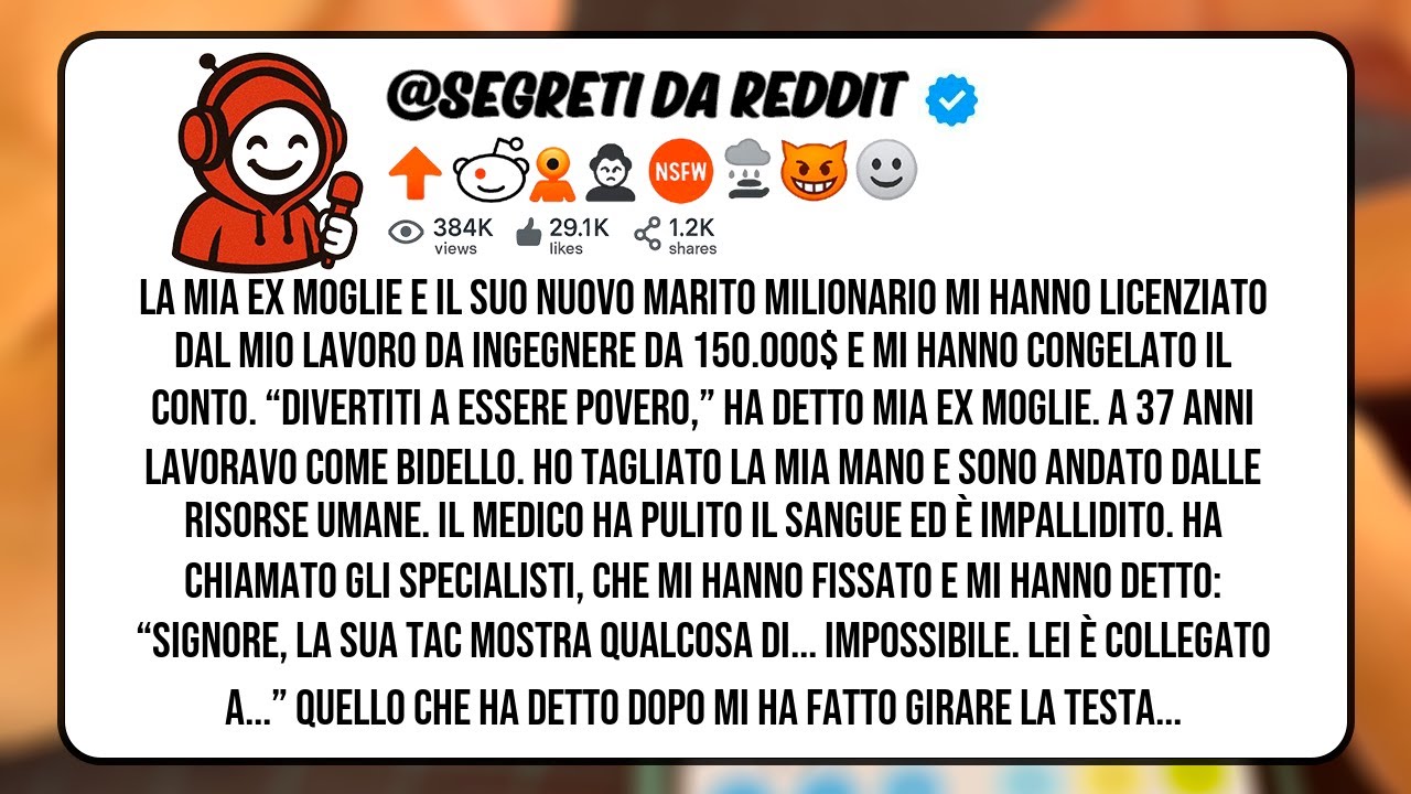 Mia moglie mi ha lasciato per un milionario e mi ha scritto: “Goditi la povertà”