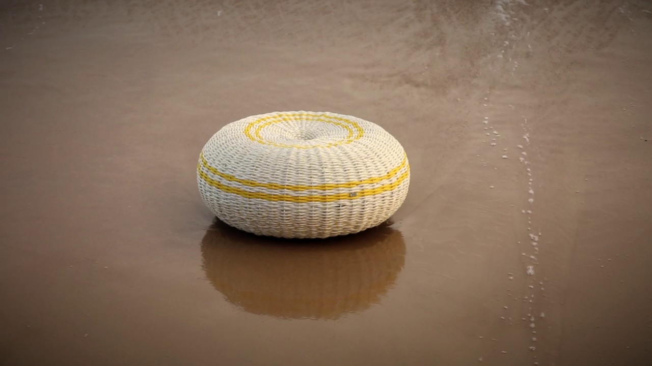 Yellow Diva CrayPot ottoman (pt 2)