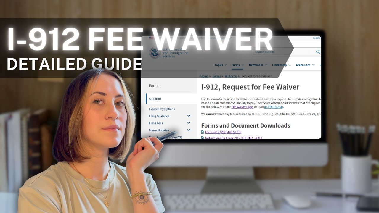 I-912 FEE WAIVER Detailed Guide