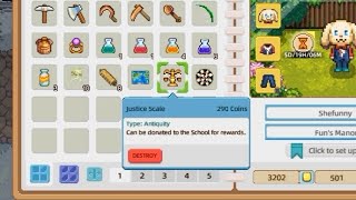 Cara donate antiquity di game Harvest town