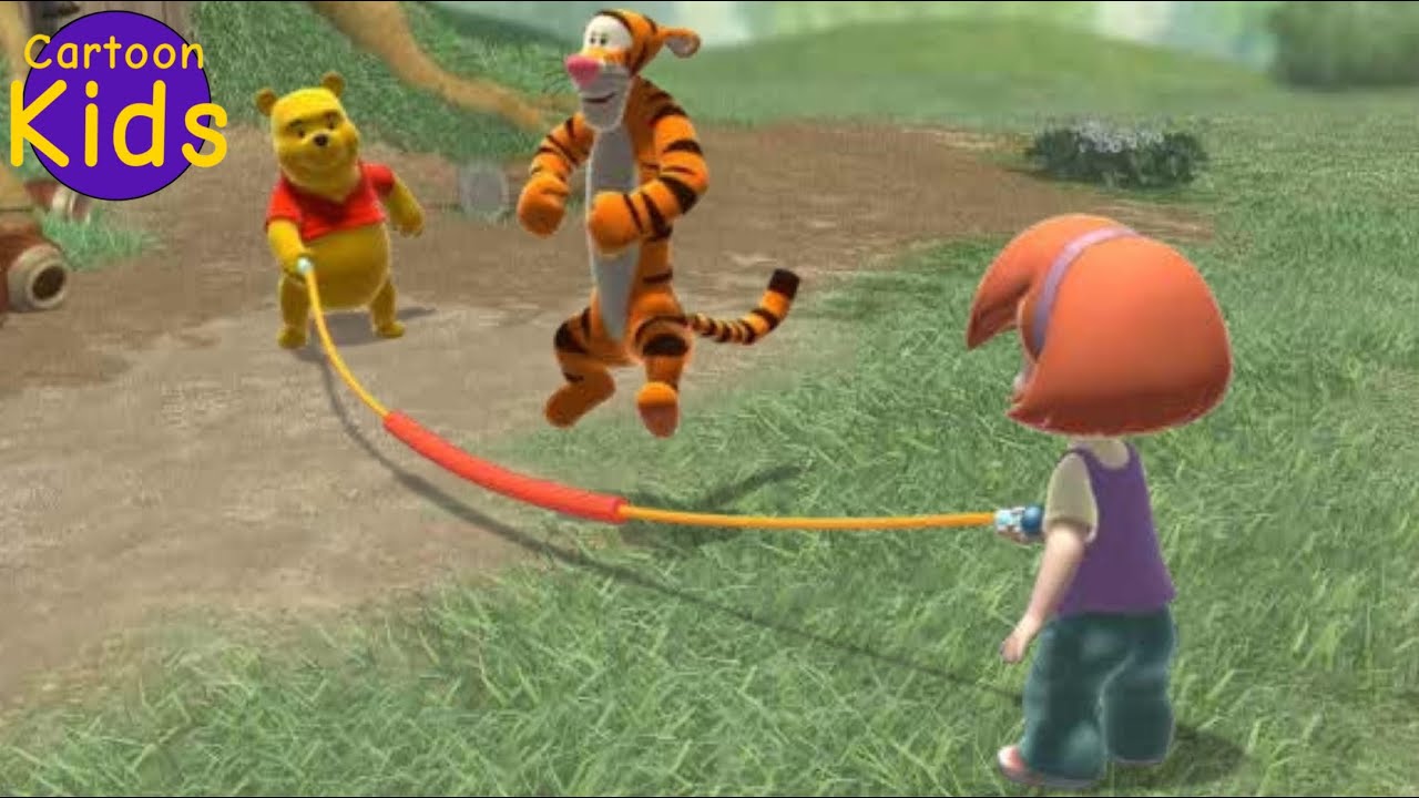 Tigger And Rabbit Rope My Friends Tigger And Pooh: Tigger’s Jump Rope | Cartoon Kids - YouTube