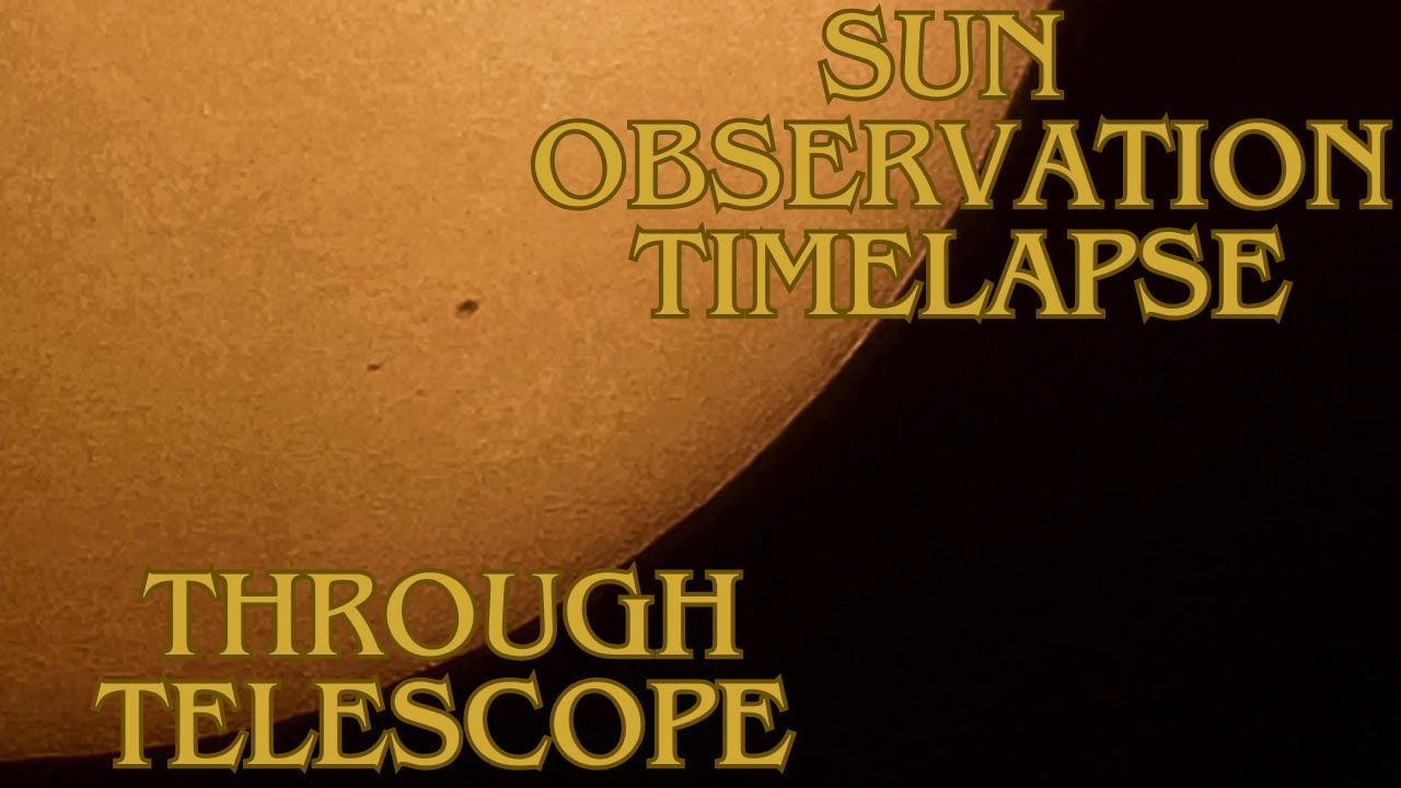Sun Observation Through Telescope