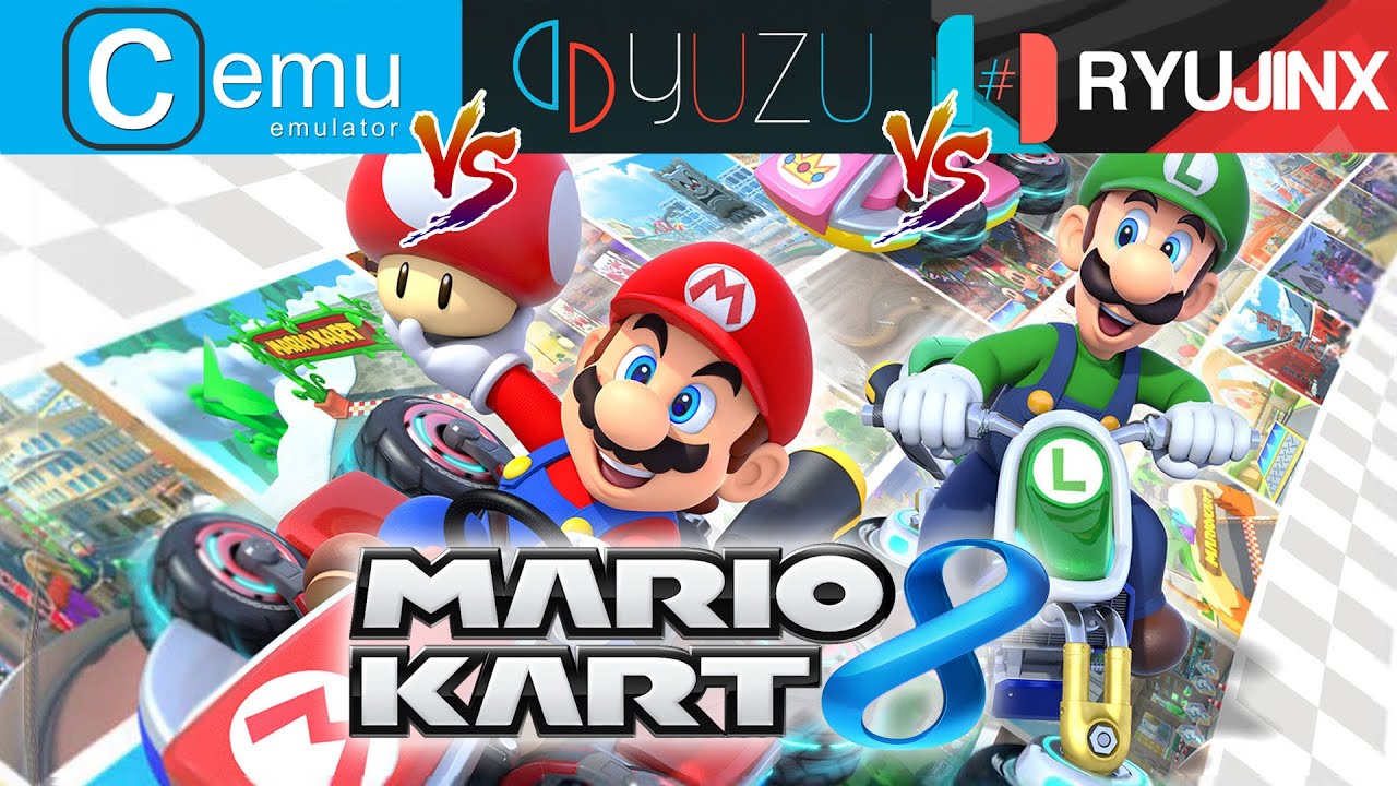 Mario Kart 8 Cemu Vs Yuzu Vs Ryujinx GTX 1660 / i5 8600 YouTube
