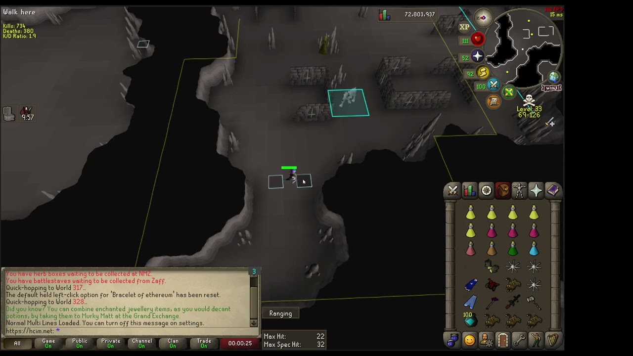 OSRS Revenant hellhound safespot method 2 [No alt] [HCIM Friendly]
