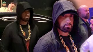 Eminem makes GRAND ENTRANCE before Tyson Fury vs Francis Ngannou CURTAIN CALL