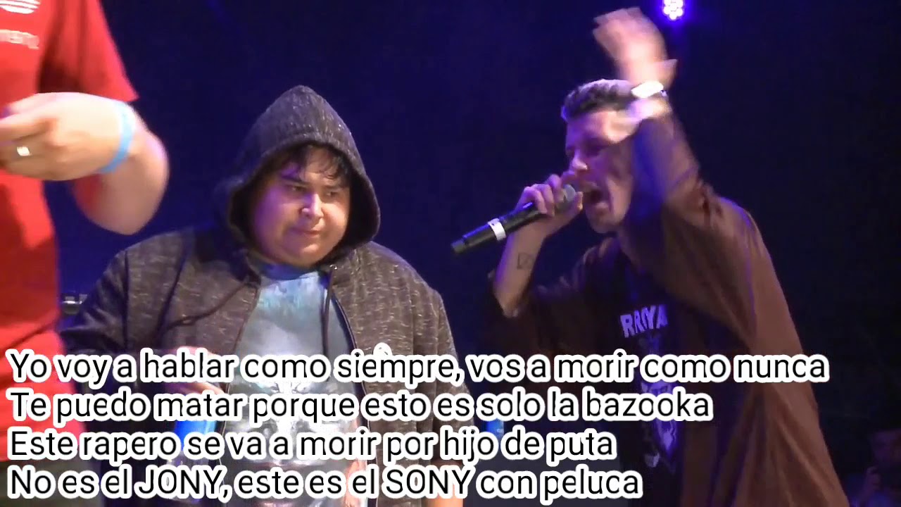 (LETRA) JONY B vs MIDEL 16vos El Quinto Escalón EL FINAL YouTube