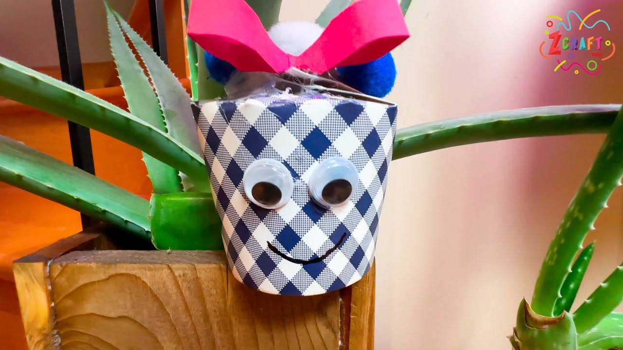 DIY Paper Cup Transformation: Mystery Animal Box Tutorial 🦁🍫 