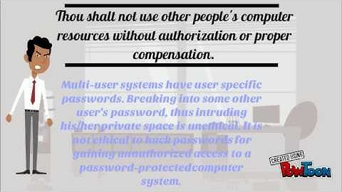 Computer Ethics Animation