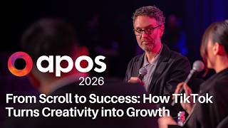 APOS 2026 Panel From Scroll to Success How TikTok Turns Creativity into Growth