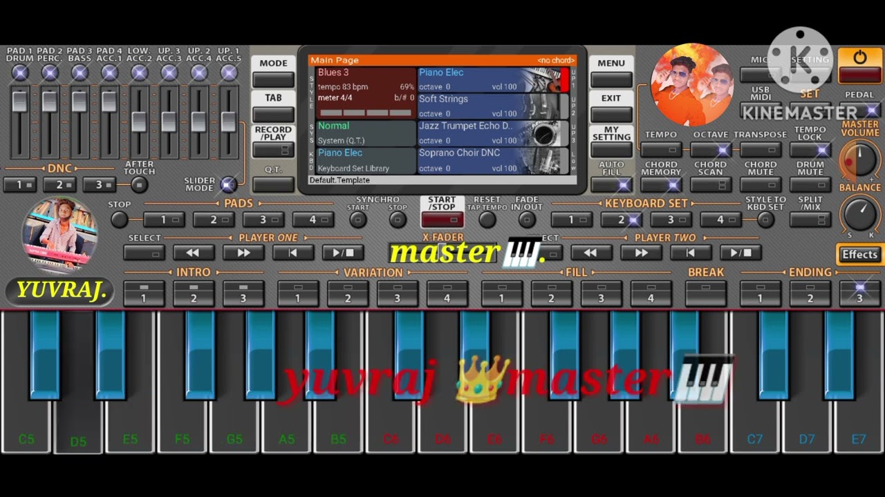 👍yuvraj vabvi master🎹🌠