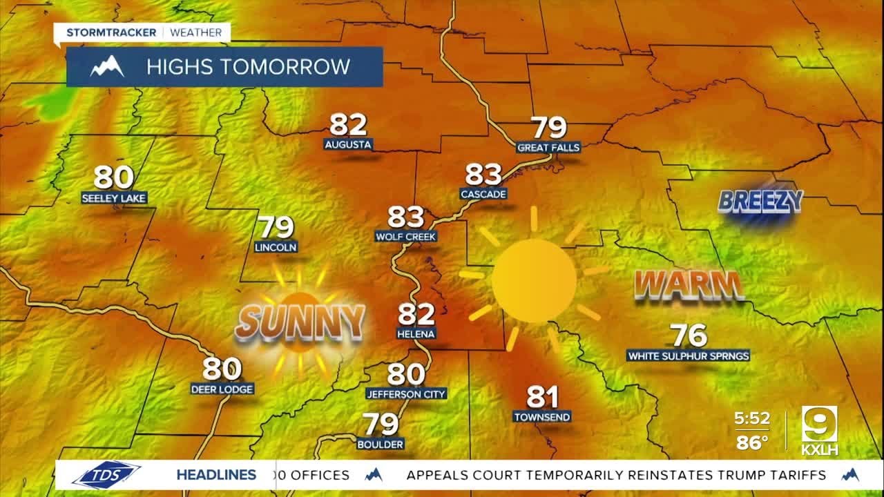 Sunny and not as warm on Friday - YouTube