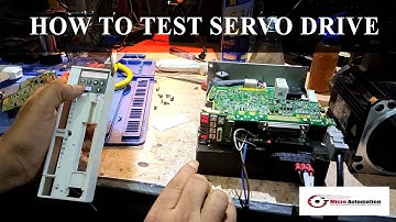 How To Test Servo Drive in Jog Mode | Trial Run
