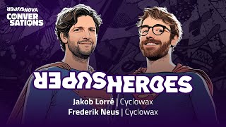 SuperHeroes at SuperNova — Ep.10 | Jakob Lorré & Frederik Neus — Cyclowax
Every breakthrough starts with a simple discovery.
For Jakob Lorré, it happened on a bike ride — discovering hot wax, a technique that kept his chain clean and smooth. That spark became Cyclowax, the startup he co-founded with Frederik Neus.
From a small idea to a big mission.
Hear their story in our newest SuperHero Conversation, recorded live at SuperNova 2025. SuperHeroes at SuperNova — Ep.10 | Jakob Lorré & Frederik Neus — Cyclowax
