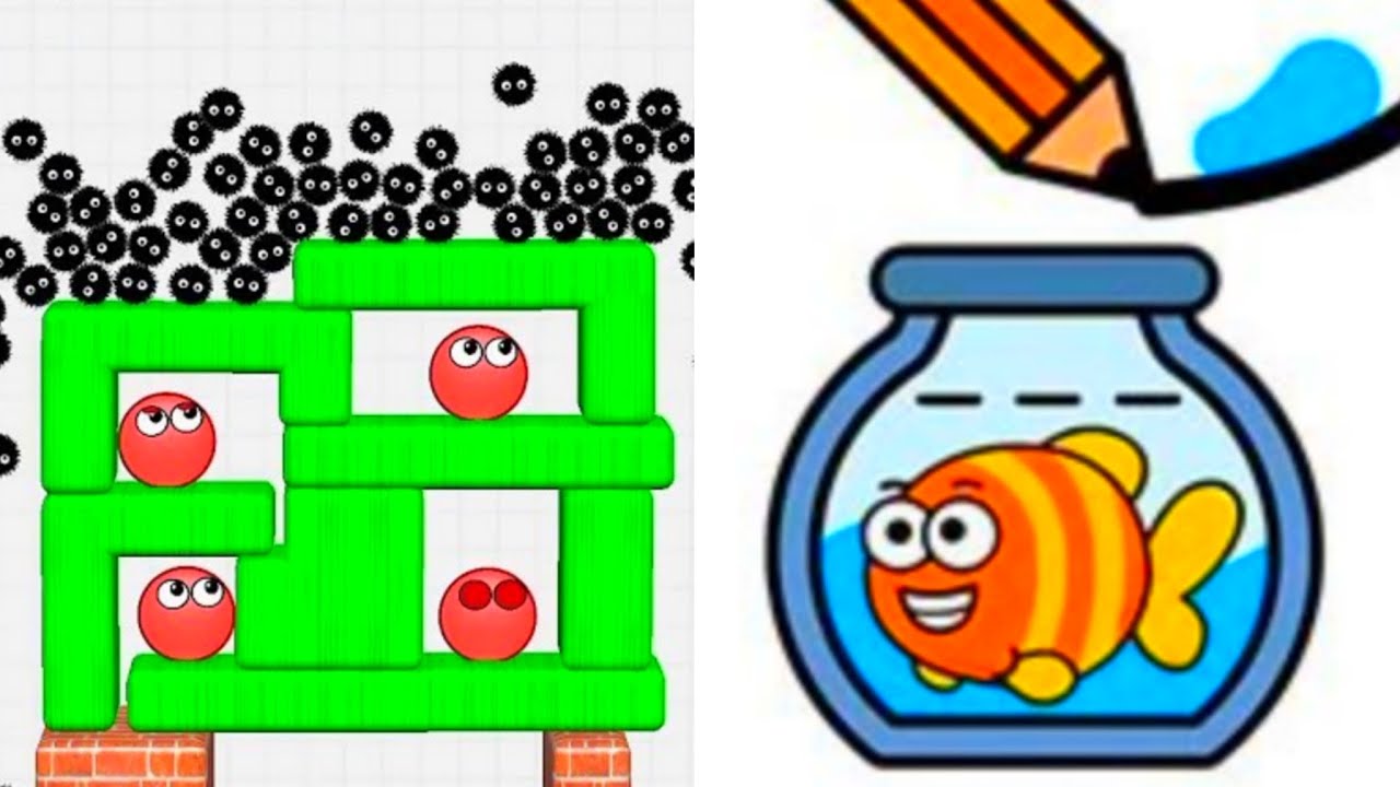 Hide Ball Brain Vs Save The Fish New UPDATE Satisfying Double Walkthrough Arena!