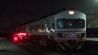 Taiwan Railway EMU1200 Series the Red Zebra First Day w/ Last Run Badges at Chang-Hua【T.C. Exp. 168】