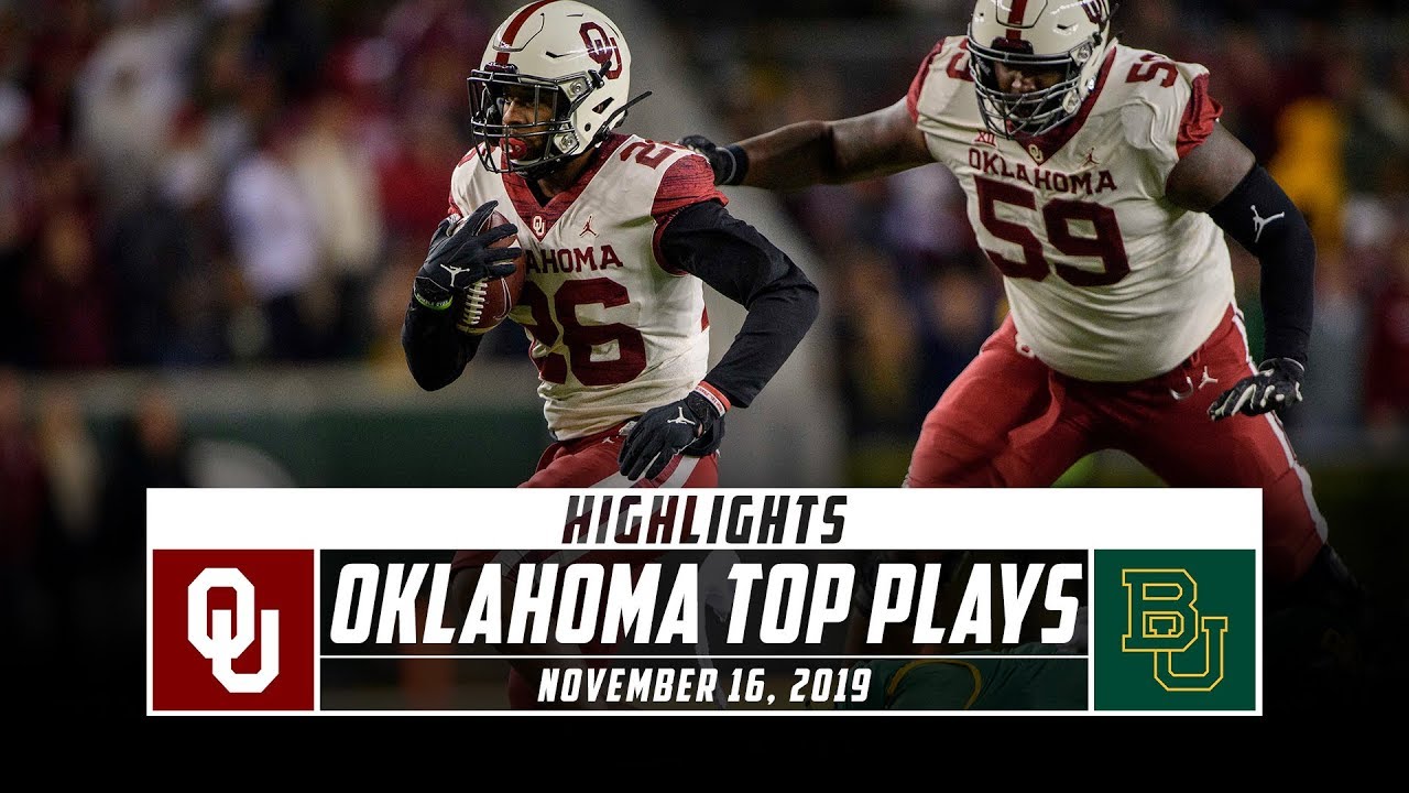 No. 10 Oklahoma Football Top Plays vs. No. 13 Baylor (2019) | Stadium