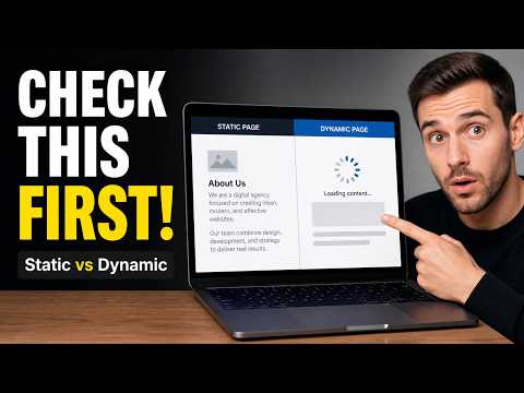 The #1 Mistake in Web Automation (Static vs Dynamic Sites)
