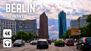 برلین - آلمان 🇩🇪 4K Driving Tour 2023 | پوتسدامر پلاتز، شارلوتنبورگ، ویلمرزدورف، اسپانداو