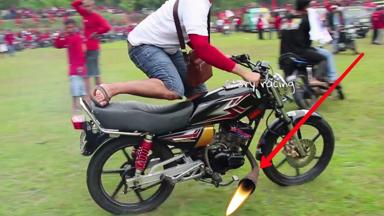 Suaranya SUANGAR TENAN Rx King Knalpot Blombongan di BLEYER2 Sampai Gaspoll