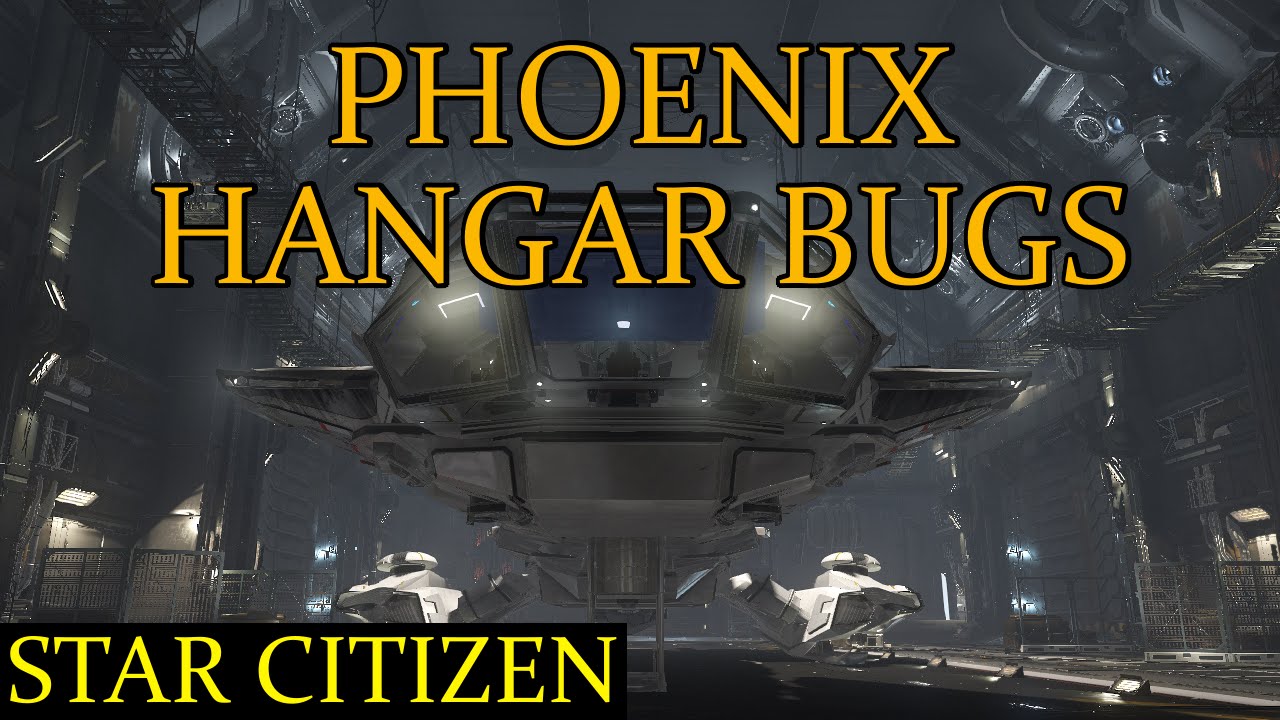 Star Citizen (Alpha) - Phoenix Hangar Bugs - YouTube