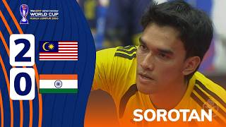 Sorotan: Malaysia 2 - 0 India | Berkumpulan | Perlawanan 2 | TM ISTAF Sepaktakraw World Cup 2026