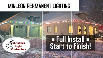 Minleon Permanent Lighting Full Install from Start to Finish
