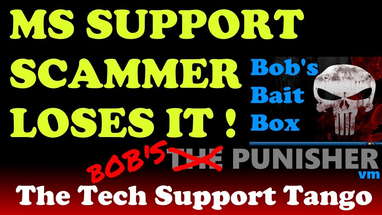 Tech Support Tango - a MS scammer loses it | Bob's Burger Bait - YouTube