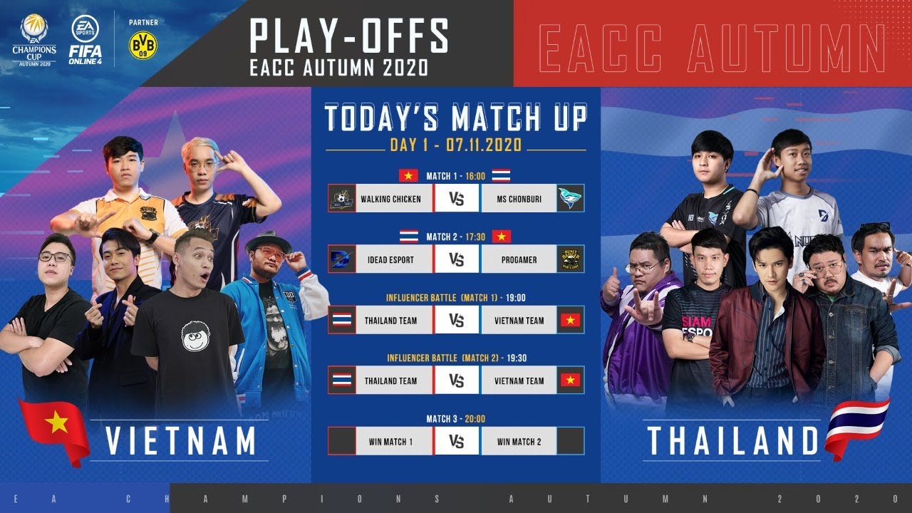 [Trực tiếp] Vòng Play-offs EACC Autumn 2020 | Day 1:... - youtube