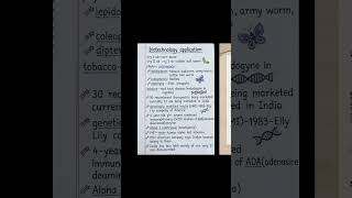biotechnology and application
