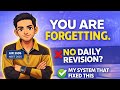 Why Daily Revision is NON-NEGOTIABLE for NEET 2026 | My Personal Revision System (AIR 3696) 🔥🔥