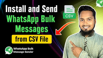 How to Install WhatsApp Bulk Message Sender & Send Messages from CSV File | HappyInAI